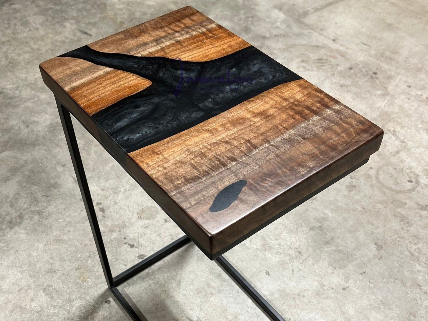 Epoxy Side Table, Epoxy End Table, Epoxy Resin Table, River Table Epoxy