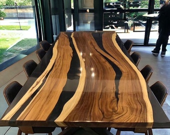 Epoxy Table, Custom Dining Table, Dining Room Table, Epoxy Table Top, Epoxy Kitchen Table, Custom Epoxy Dining Room Table
