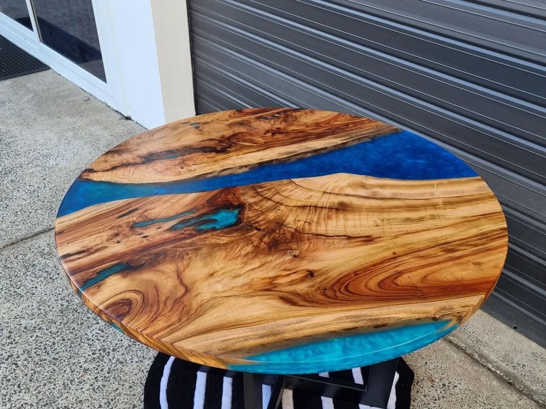 Round Epoxy Coffee Table Round Epoxy Dining Table Coffee Etsy