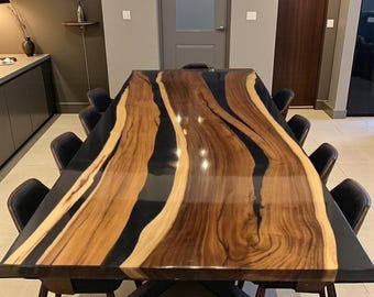 Epoxy Table, Custom Dining Table, Dining Room Table, Epoxy Table Top, Epoxy Kitchen Table, Custom Epoxy Dining Room Table