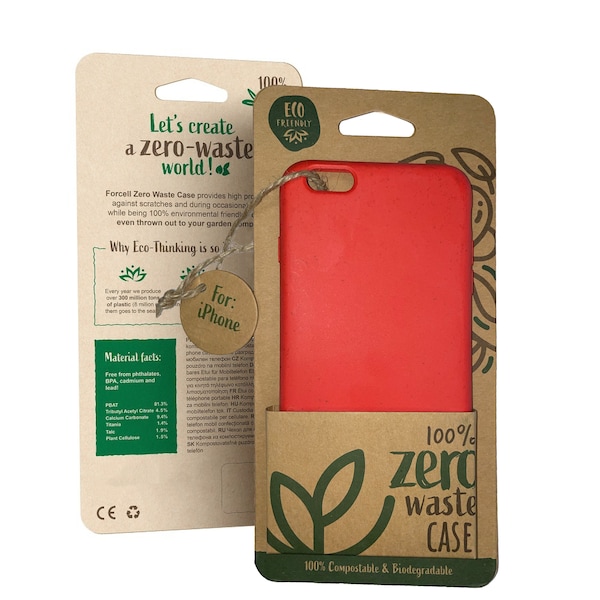 Bio Nachhaltige Handyhülle Für iPhone 6 Plus 7 Plus Kompostierbare Eco Friendly Case