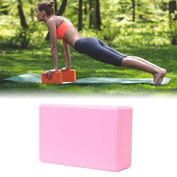 Set of 2 Yoga Block Fuchsia Foam Yoga Block Joga Block Pilates Fitness in  Pink -  Canada
