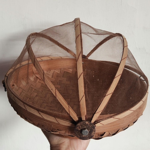 BTBHIHO Vintage dienblad rotan met handgrepen, decoratief dienblad in