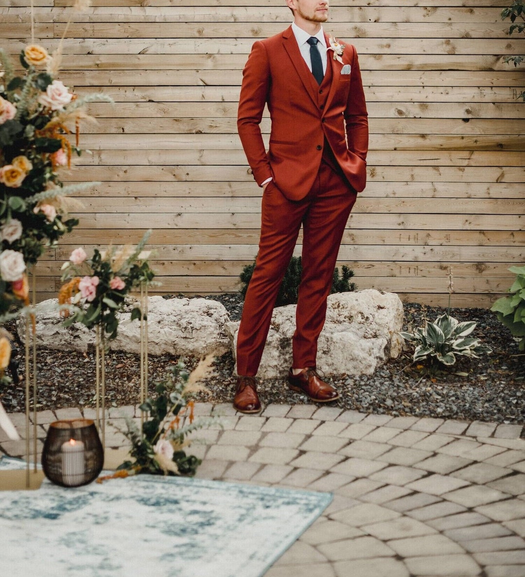 Men Suits Wedding Suit Groom Wear Suits for Men 3 Piece Suit Etsy