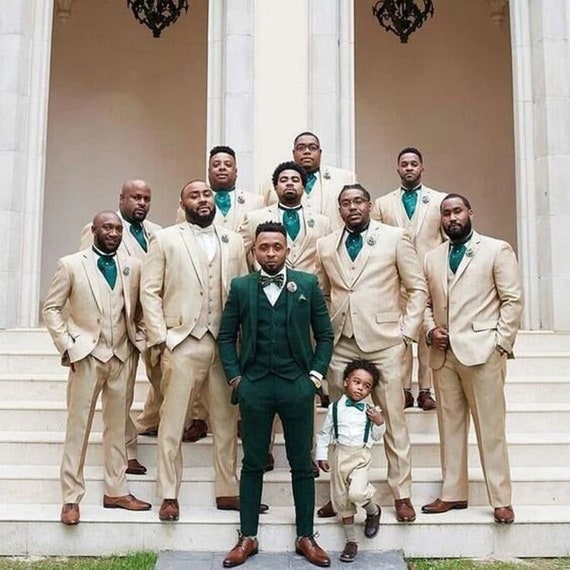 19 Best Wedding Grooms Suits for the Incredible Grooms | Green wedding suit,  Casual groom attire, Groom attire rustic