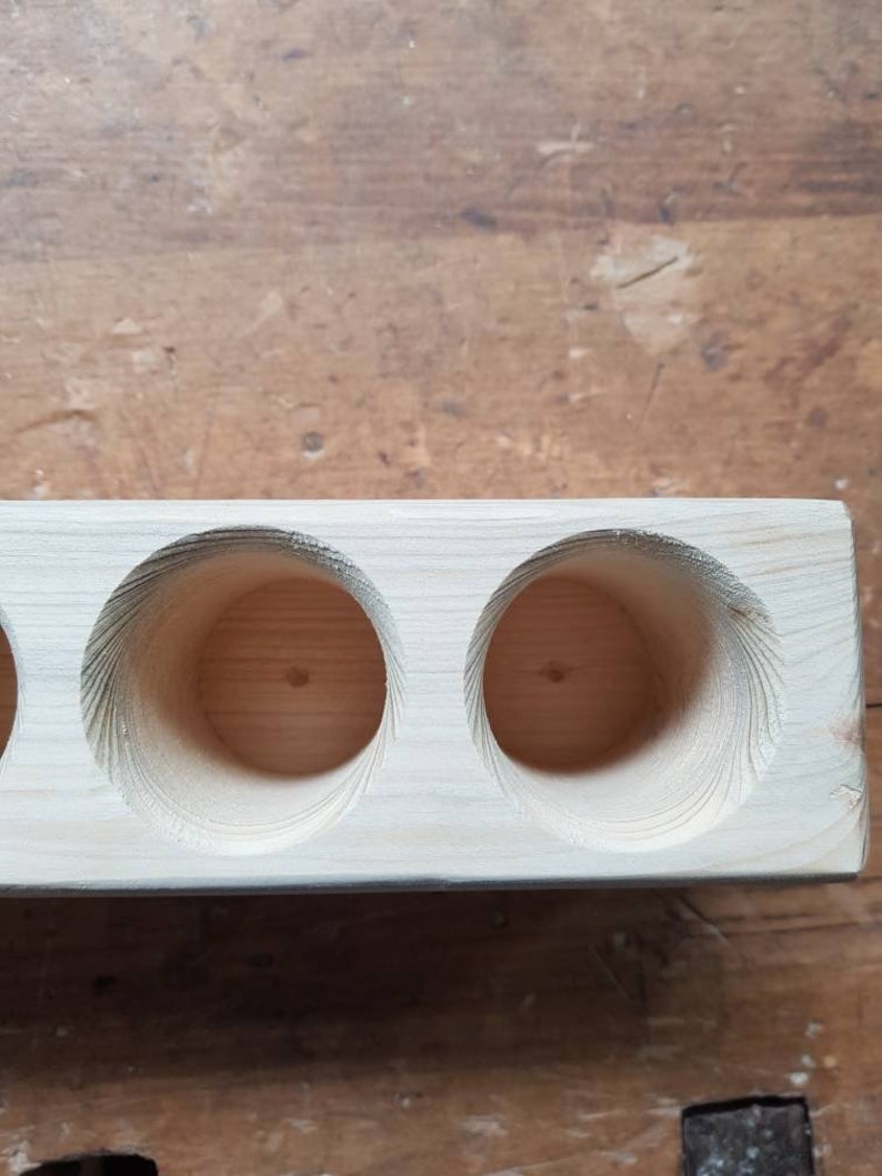 Wooden pencil holder 3-12 holes image 3