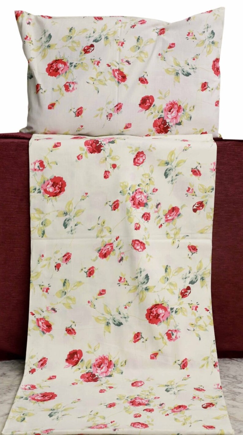 Queen Size Bedspread Hand Block Printed Bedspread Red and - Etsy