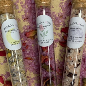 Scented Bath Salt | Customizable test tube | Wedding Guest Gift | Customizable gift | Bridesmaid gift,...