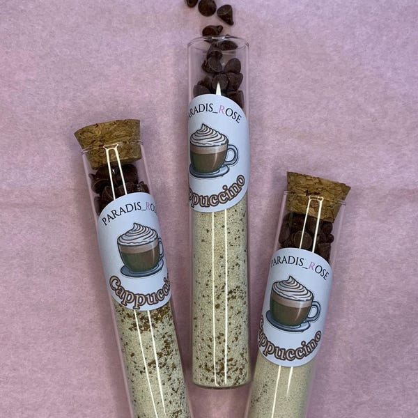 Chocolate chip cappuccino | customizable tube | event gift | Christmas, birthday