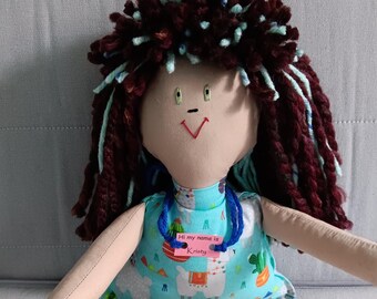 Traditional Rag Doll Girl - Etsy Canada