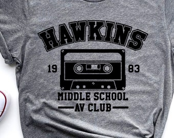 Hawkins Indiana Middle School A/V Club - Digital Files Download - .svg, .png, .jpg,