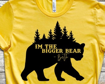 Yellowstone Saying - I'm The Bigger Bear - Beth - Digital Files Download - .svg, .png, .jpg
