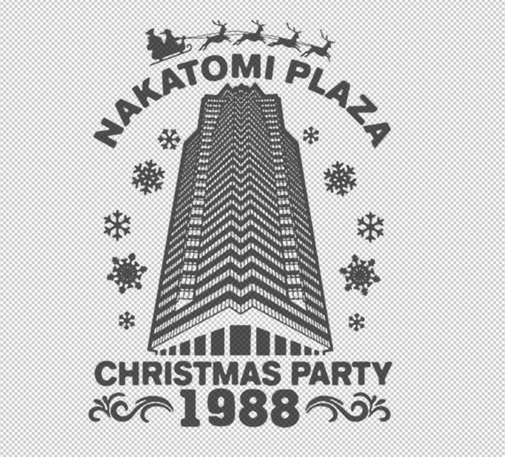 Nakatomi-Plaza Snowflake Christmas Party T-Shirt Nakatomi-Plaza Snowflake Christmas Party T-Shirt