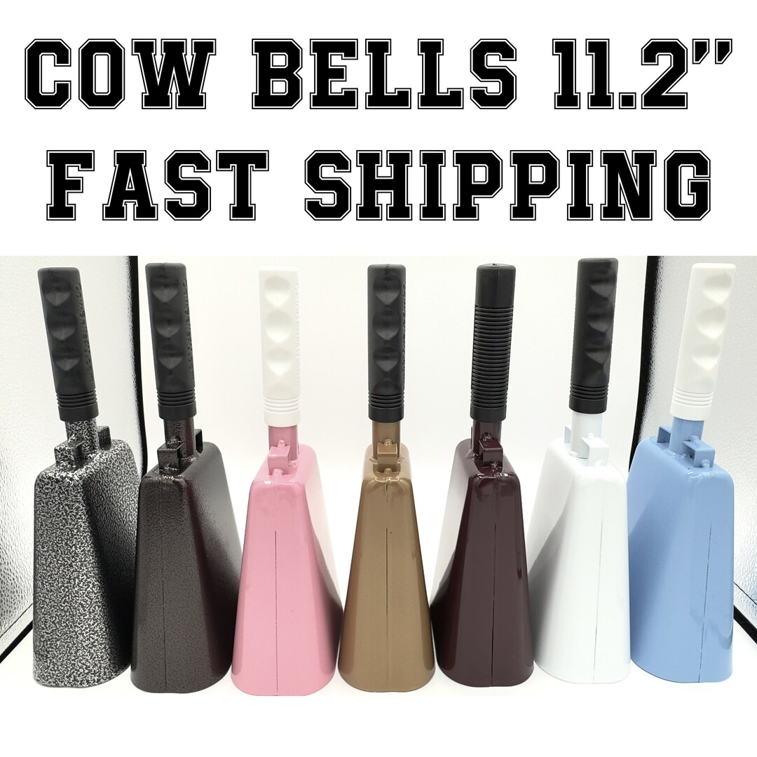 Customizable Blank Cowbell Show Your Team Spirit Football, Soccer