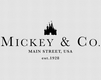Mickey And Company - Digital Download - SVG, Jpg, Png, Ai, eps Printable Design Files