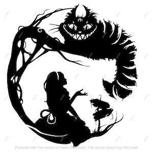 Alice SVG, Alice in wonder land SVG
