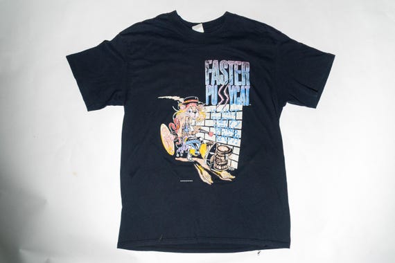 Rare Vintage Faster Pussycat 1989 Shirt Size XL