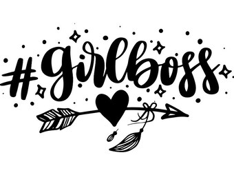Girl Boss SVG PNG