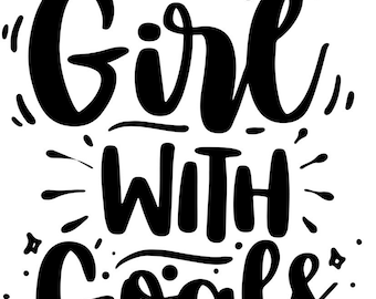 Just A Girl With Goals SVG PNG EPS