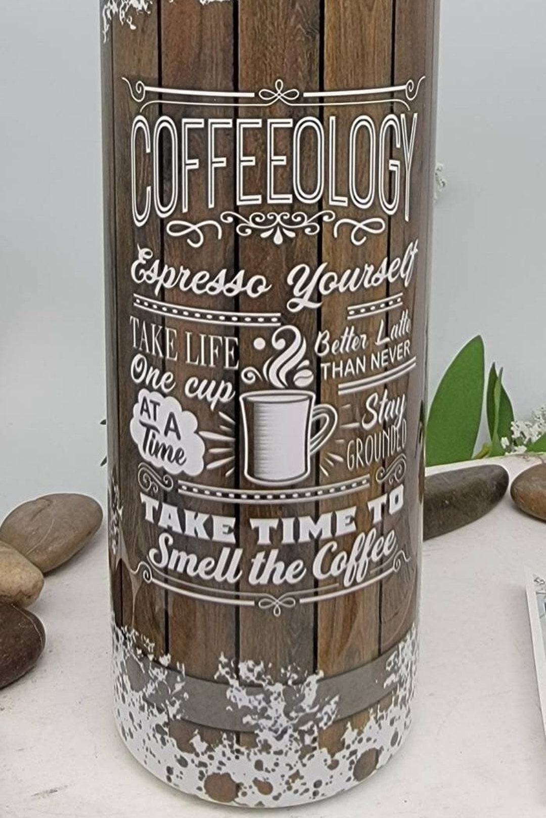 Coffee Coffeeology Espresso 20 oz Skinny Tumbler