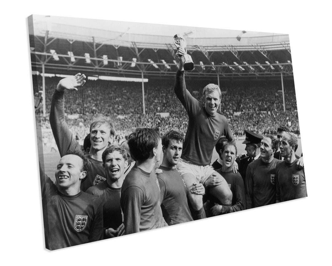 England Win World Cup 1966 Football CANVAS WALL ART Picture Etsy UK