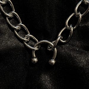chunky septum necklace  || gothic jewellery || gothic || alternative || goth || vampire || witch || halloween jewellery || alt jewellery