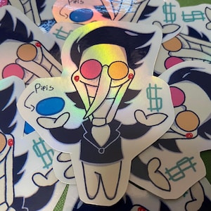 No. 1 Rated Salesman 1997 SPAMTON Holographic Vinyl Sticker