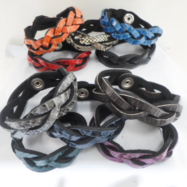 Snake Skin Bracelet Etsy