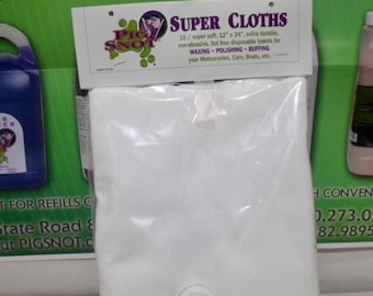 Pig Snot 10 Pack Super Cloths + FREE Sample of Pig Snot Metal Polish