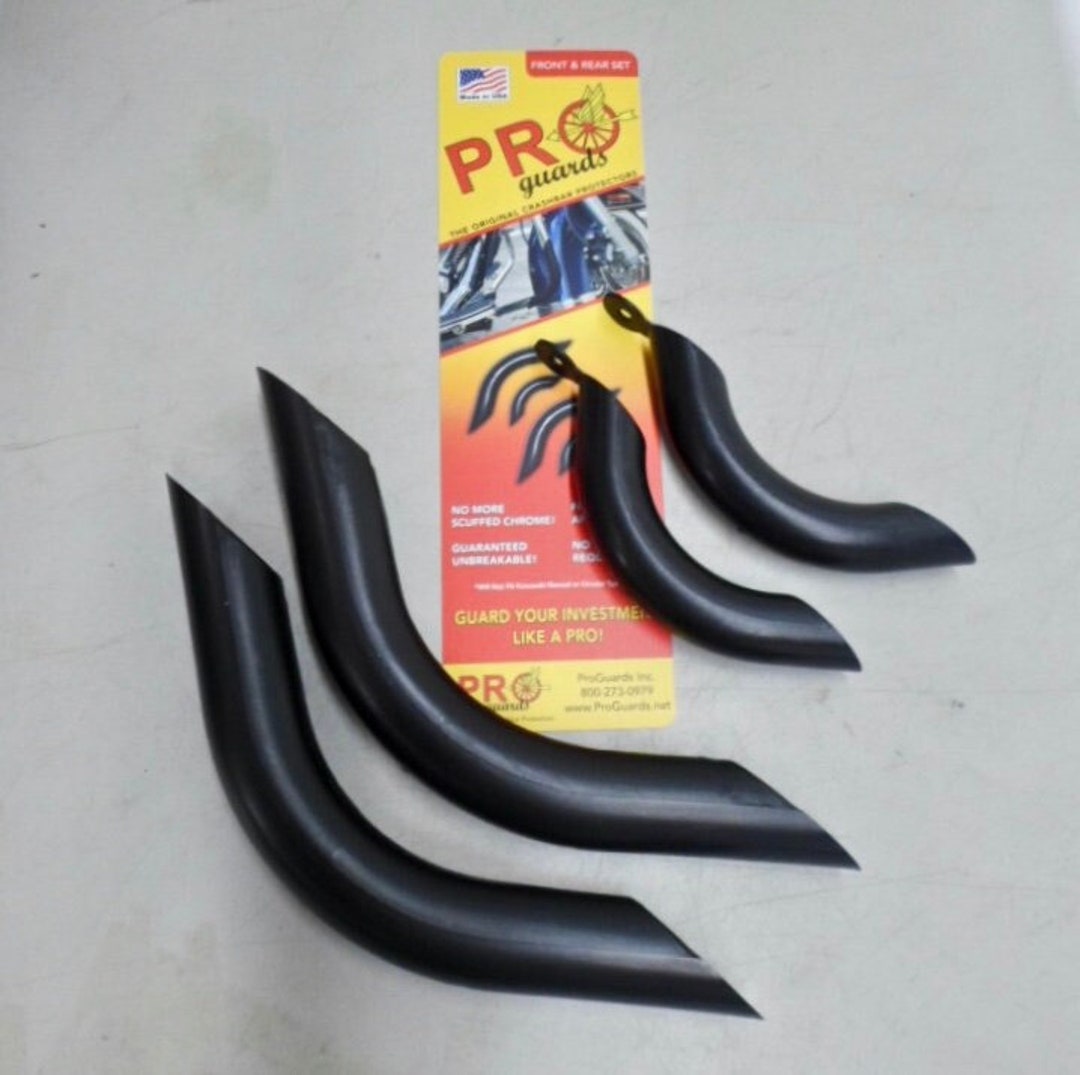 Pro Guards Crash Bar Protectors Harley Engine Guard Touring Black FRONT