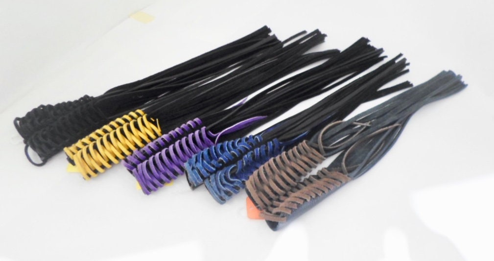 Custom Lever Covers 12 Fringe Black You Pick the Lacing Etsy