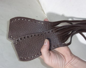32" chocolate brown lever covers tapered for Harley Davidson models, you pick the lacing color!