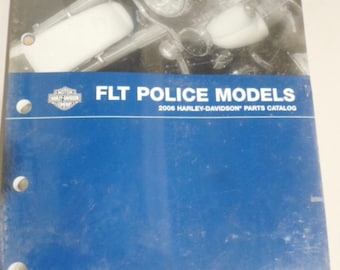 Harley Davidson 2006 FLT Police Models Parts Catalog 99545-06 NEW SEALED