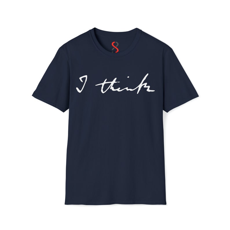 Charles Darwin I Think Unisex Softstyle T-Shirt image 9