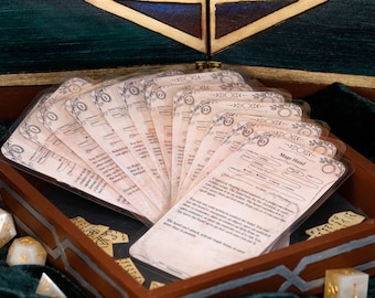 All Classes - Form Fillable Spell Cards for TTRPGs - Big Pack (digital)