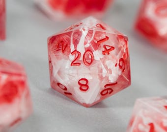 Betrayal - Handmade dice, 7 piece set, tabletop
