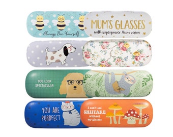 Cute Glasses Case Holder, Hard Sunglasses Case Gifts for Him