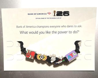 LIMITED Edition Bank of America 2026 FIFA World Cup ATLANTA Charm Bracelet (Small)