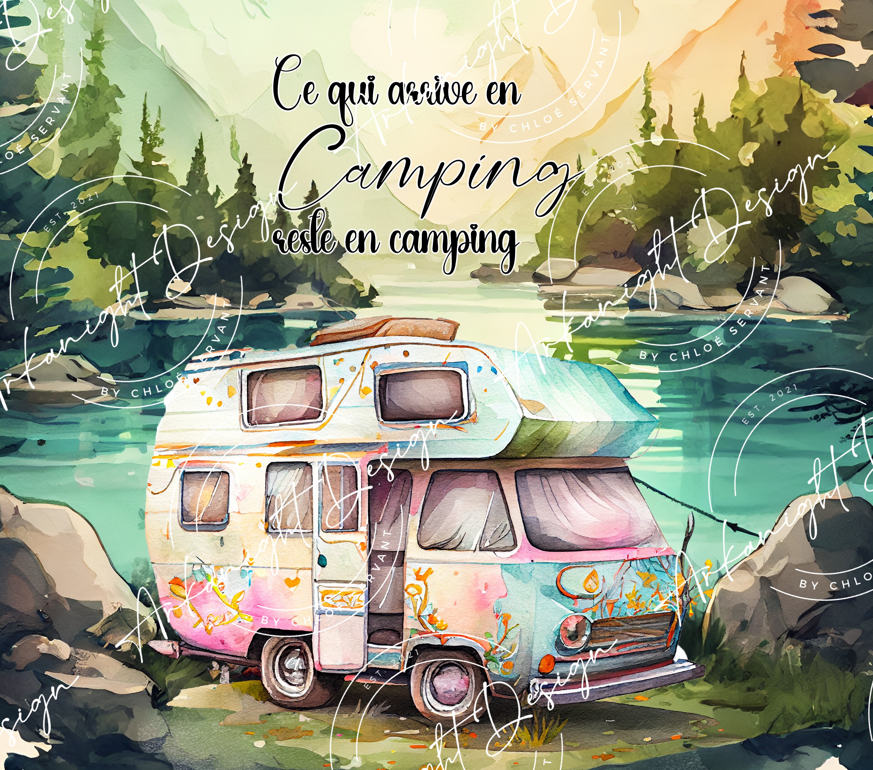 Sublimation En Français Tumblers Wrap Design for 20oz Straight Etsy