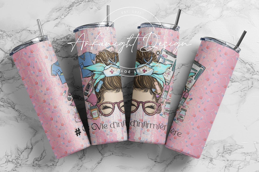 Sublimation en francais tumblers wrap design for 20oz straight Etsy