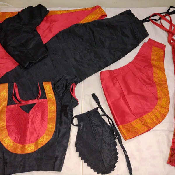 Bharatanatyam Costume Etsy