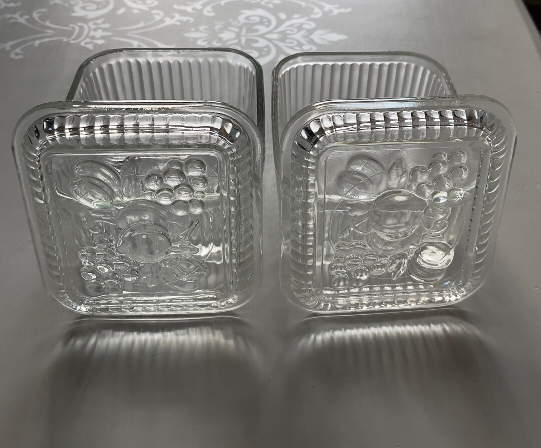 Vintage Refrigerator Dishes Vintage Glass Refrigerator Dish Etsy