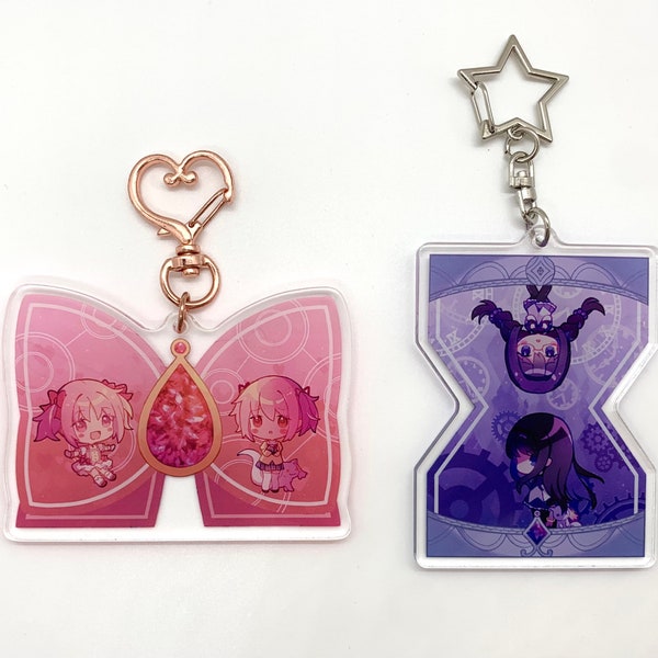 3" Madoka Magica Keychains