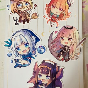 3" Hololive EN Stickers