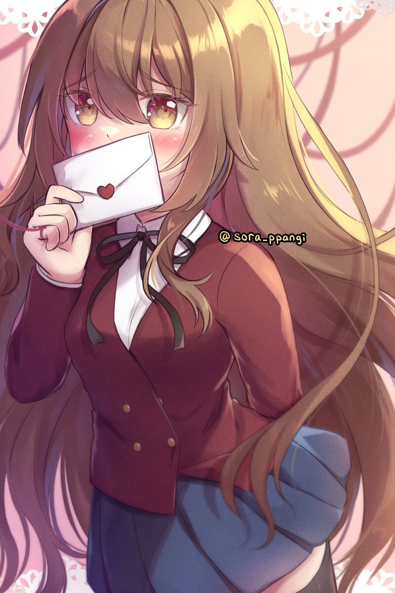 Stylized drawing of Anime Toradora - Manga Art Board Print for Sale by H  Jonas