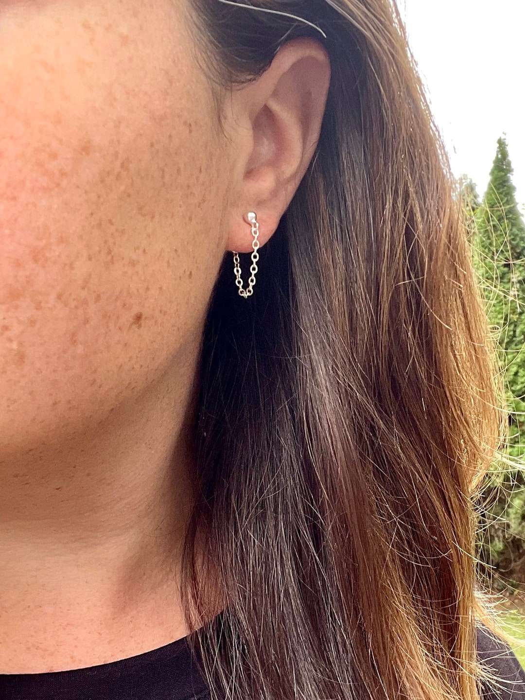 Simple Chain Earrings