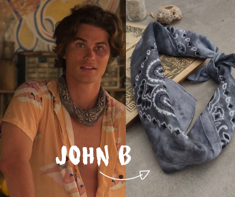 The Outer Banks John B Neck Scarf Bandana Inspired Etsy Ireland