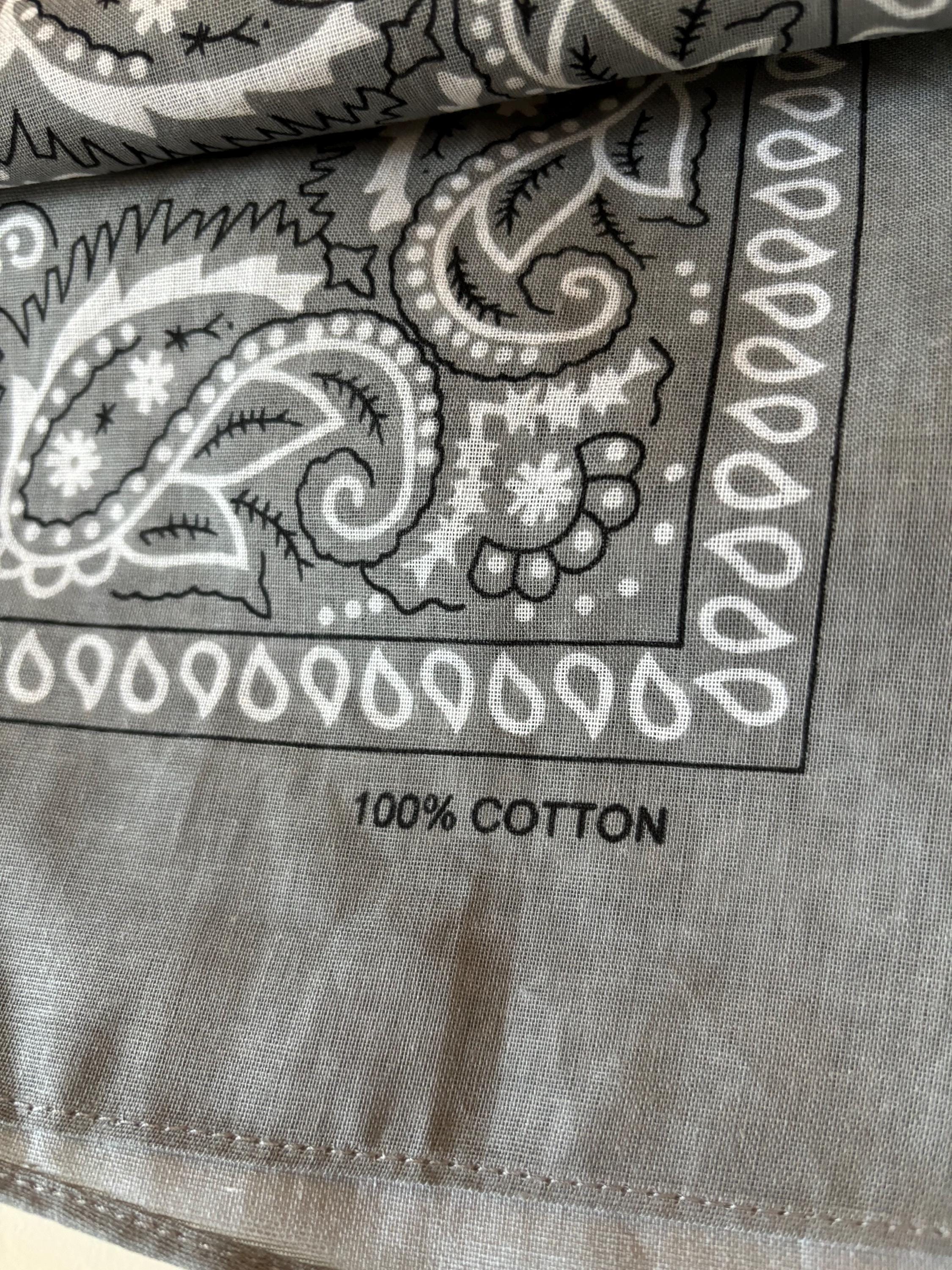 HOORSENBUHS ホーセンブース　GREY PAISLEY BANDANA HOORSENBUHS® | BLACK PAISLEY BANDANA