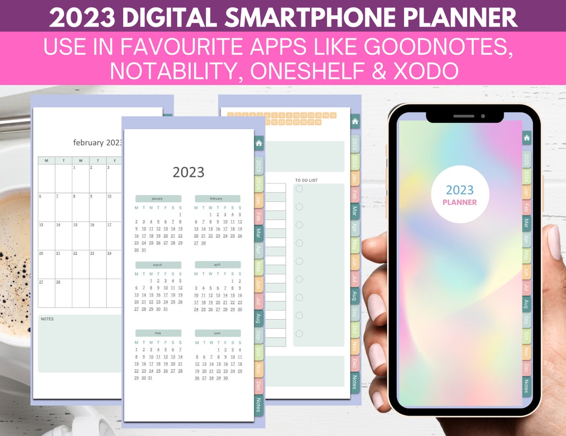 Digital Planner for Iphone Digital Planner for Android 2023 Etsy