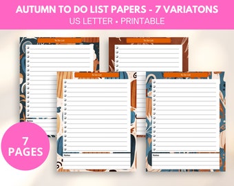 Autumn to do list, fall to do list, to do list printable, to do list printable pdf, to do list printable daily, to do list notepad 8.5x11